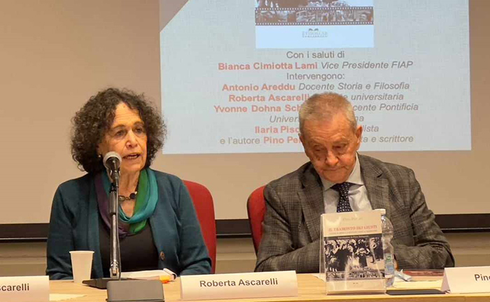 Roberta Ascarelli presenta "Il Tramonto dei Giusti" di Pino Pelloni